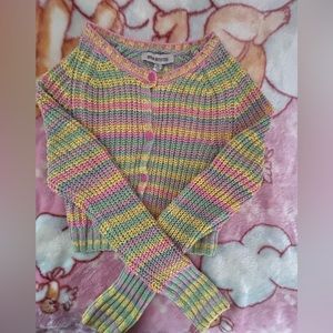 Out from under multi color cardigan